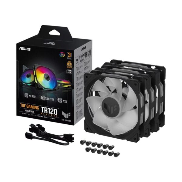 TUF GAMING TR120 FAN ARGB REVERSE BLACK 3IN1