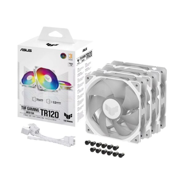 TUF GAMING TR120 FAN ARGB WHITE 3IN1